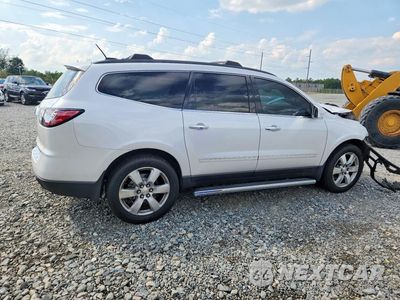 Trzecie zdjęcie samochodu z tyłu: 2016 CHEVROLET TRAVERSE LTZ VIN:1GNKRJKDXGJ186128 - miniatura