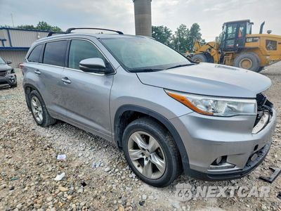 Czwarte zdjęcie samochodu z boku: 2014 TOYOTA HIGHLANDER LIMITED PLATINUM VIN:5TDDKRFH4ES071736 - miniatura