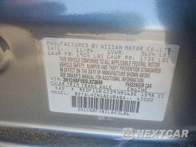 Zdjęcie 12 z 12 samochodu: 2025 NISSAN VERSA SR VIN:3N1CN8FV8SL823686 - miniatura