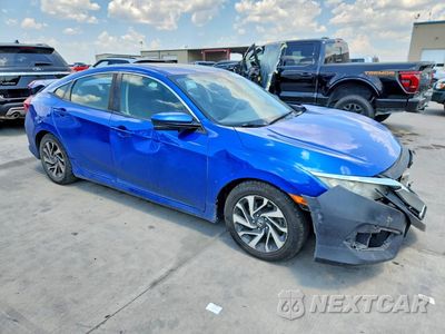 Czwarte zdjęcie samochodu z boku: 2018 HONDA CIVIC EX VIN:2HGFC2F79JH552743 - miniatura