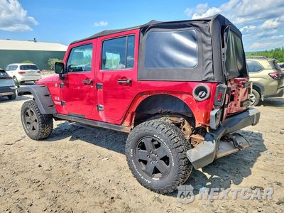 Drugie zdjęcie samochodu z przodu: 2008 JEEP WRANGLER UNLIMITED X VIN:1J4GA391X8L644280 - miniatura