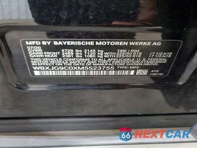 Zdjęcie 12 z 12 samochodu: 2021 BMW X1 XDRIVE28I VIN:WBXJG9C0XM5S23755 - miniatura