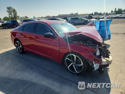 Czwarte zdjęcie samochodu z boku: 2021 HONDA ACCORD SPORT SE VIN:1HGCV1F48MA119141 - miniatura