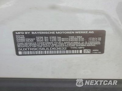 Zdjęcie 13 z 13 samochodu: 2018 BMW X3 XDRIVE30I VIN:5UXTR9C58JLD63632 - miniatura