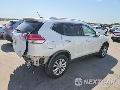 Trzecie zdjęcie samochodu z tyłu: 2016 NISSAN ROGUE SV VIN:KNMAT2MT2GP718159 - miniatura