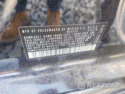 Zdjęcie 12 z 12 samochodu: 2019 VOLKSWAGEN GTI S VIN:3VW6T7AU6KM018561 - miniatura