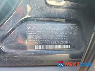Zdjęcie 12 z 12 samochodu: 2007 BMW 328 I SULEV VIN:WBAVC53547FZ80113 - miniatura