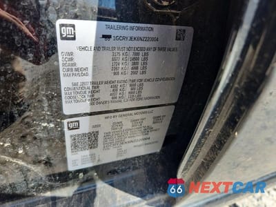 Zdjęcie 12 z 12 samochodu: 2022 CHEVROLET SILVERADO LTD K1500 LT-L VIN:1GCRYJEK6NZ220004 - miniatura