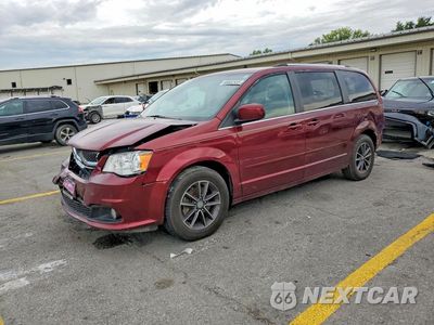 2017 DODGE GRAND CARAVAN SXT MAROON 2C4RDGCG9HR807468 - główne zdjęcie licytacji z USA - miniatura