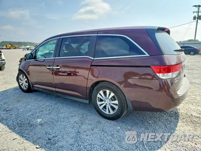 Drugie zdjęcie samochodu z przodu: 2015 HONDA ODYSSEY EX VIN:5FNRL5H47FB110203 - miniatura