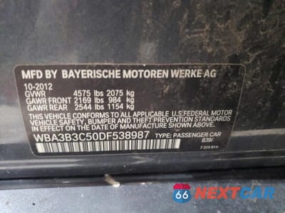 Zdjęcie 12 z 12 samochodu: 2013 BMW 328 XI VIN:WBA3B3C50DF538987 - miniatura