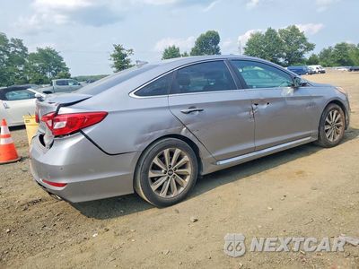 Trzecie zdjęcie samochodu z tyłu: 2017 HYUNDAI SONATA SPORT VIN:5NPE34AF6HH555489 - miniatura