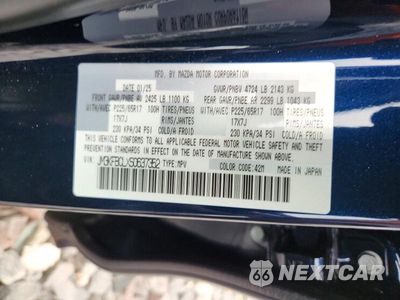 Zdjęcie 13 z 13 samochodu: 2025 MAZDA CX-5 PREFERRED VIN:JM3KFBCLXS0637352 - miniatura