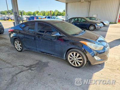 Czwarte zdjęcie samochodu z boku: 2011 HYUNDAI ELANTRA LIMITED VIN:5NPDH4AE3BH001774 - miniatura