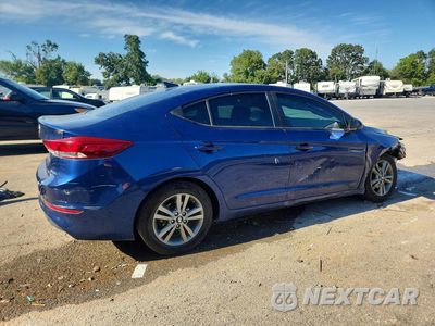 Trzecie zdjęcie samochodu z tyłu: 2018 HYUNDAI ELANTRA SEL VIN:5NPD84LF9JH373043 - miniatura