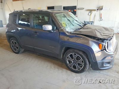 Czwarte zdjęcie samochodu z boku: 2017 JEEP RENEGADE LIMITED VIN:ZACCJADB7HPE41108 - miniatura