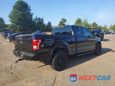 Trzecie zdjęcie samochodu z tyłu: 2016 FORD F150 SUPER CAB VIN:1FTEX1EP1GKD23386 - miniatura