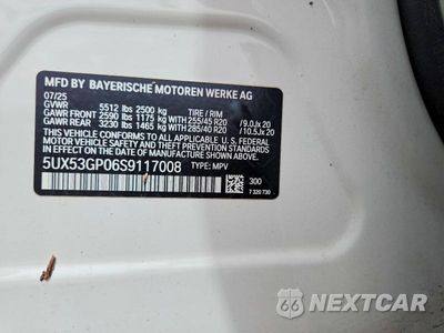Zdjęcie 14 z 14 samochodu: 2025 BMW X3 30 XDRIVE VIN:5UX53GP06S9117008 - miniatura