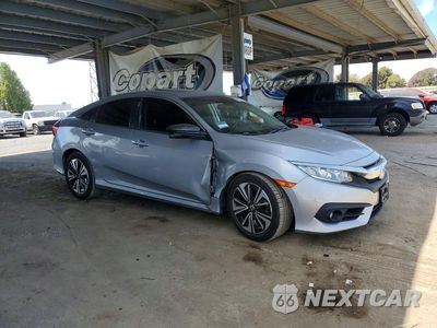 Czwarte zdjęcie samochodu z boku: 2018 HONDA CIVIC EX VIN:JHMFC1F34JX005735 - miniatura