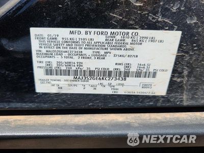 Zdjęcie 13 z 13 samochodu: 2019 FORD ECOSPORT SE VIN:MAJ3S2GE6KC273438 - miniatura