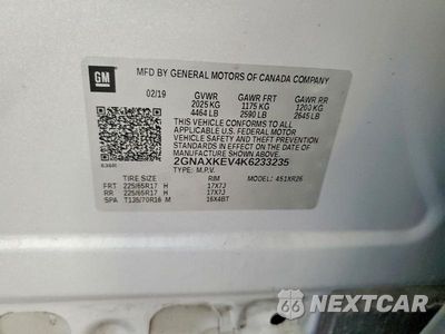 Zdjęcie 14 z 14 samochodu: 2019 CHEVROLET EQUINOX LT VIN:2GNAXKEV4K6233235 - miniatura