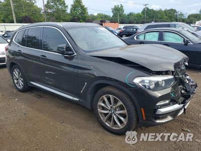 Czwarte zdjęcie samochodu z boku: 2019 BMW X3 XDRIVE30I VIN:5UXTR9C59KLP77663 - miniatura