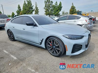 Czwarte zdjęcie samochodu z boku: 2024 BMW I4 EDRIVE 40 VIN:WBY73AW0XRFS73605 - miniatura