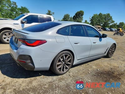 Trzecie zdjęcie samochodu z tyłu: 2023 BMW 4ER 430XI GRAN COUPE VIN:WBA73AV07PFP41349 - miniatura