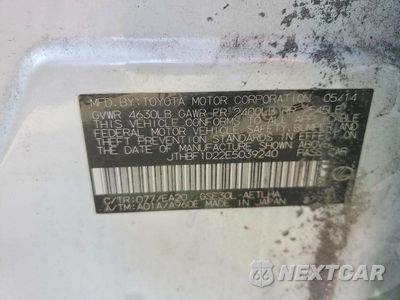 Zdjęcie 12 z 12 samochodu: 2014 LEXUS IS 250 VIN:JTHBF1D22E5039240 - miniatura