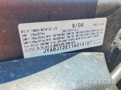 Zdjęcie 9 z 9 samochodu: 2007 YAMAHA YZFR6 L VIN:JYARJ12E17A014167 - miniatura