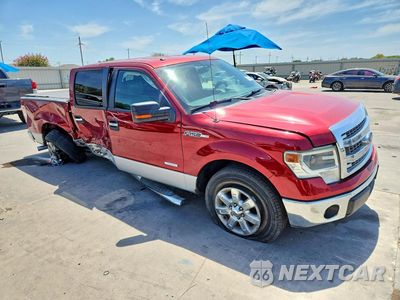 Czwarte zdjęcie samochodu z boku: 2014 FORD F150 SUPERCREW VIN:1FTFW1CT9EKE12238 - miniatura
