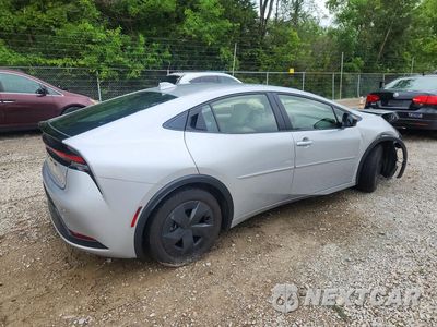 Trzecie zdjęcie samochodu z tyłu: 2023 TOYOTA PRIUS LE VIN:JTDACAAU5P3001284 - miniatura