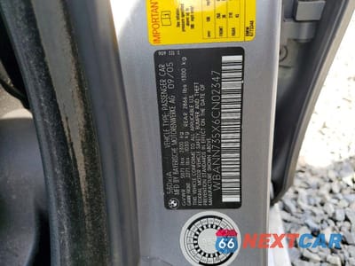 Zdjęcie 13 z 13 samochodu: 2006 BMW 530 XIT VIN:WBANN735X6CN02347 - miniatura