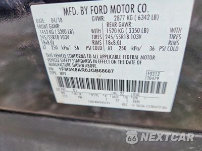 Zdjęcie 13 z 13 samochodu: 2018 FORD EXPLORER POLICE INTERCEPTOR VIN:1FM5K8AR0JGB68687 - miniatura