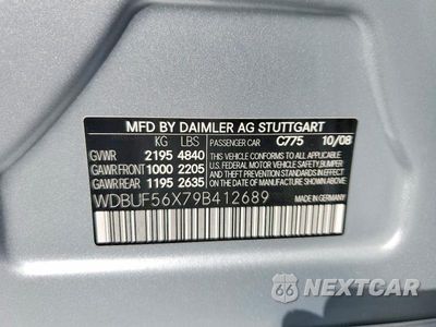 Zdjęcie 12 z 12 samochodu: 2009 MERCEDES-BENZ E 350 VIN:WDBUF56X79B412689 - miniatura
