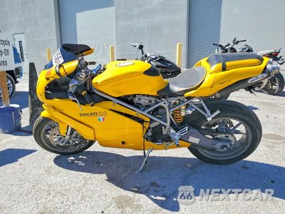 Trzecie zdjęcie samochodu z tyłu: 2004 DUCATI 749 BIPOSTO VIN:ZDM1UB3SX4B006081 - miniatura