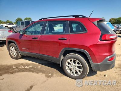 Drugie zdjęcie samochodu z przodu: 2015 JEEP CHEROKEE SPORT VIN:1C4PJMAB9FW719806 - miniatura