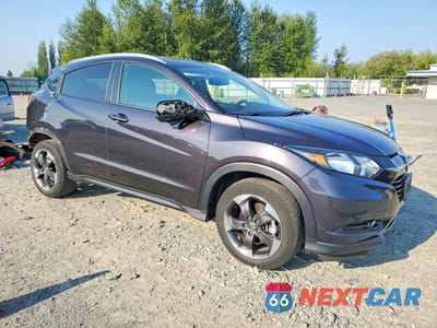 Czwarte zdjęcie samochodu z boku: 2018 HONDA HR-V EXL VIN:3CZRU6H74JM729627 - miniatura