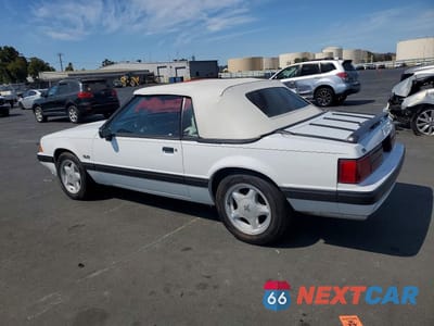 Drugie zdjęcie samochodu z przodu: 1989 FORD MUSTANG LX VIN:1FABP44E2KF180315 - miniatura