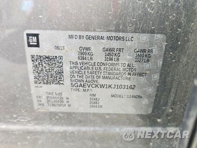 Zdjęcie 13 z 13 samochodu: 2019 BUICK ENCLAVE AVENIR VIN:5GAEVCKW1KJ103162 - miniatura