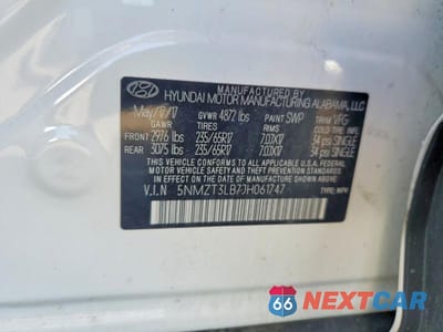 Zdjęcie 13 z 13 samochodu: 2018 HYUNDAI SANTA FE SPORT 2.4L VIN:5NMZT3LB7JH061747 - miniatura