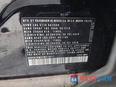 Zdjęcie 13 z 13 samochodu: 2026 VOLKSWAGEN TIGUAN SE VIN:3VVER7RM9TM016517 - miniatura