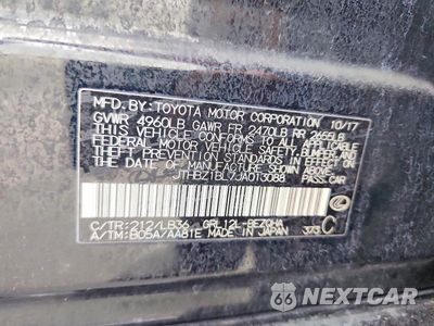 Zdjęcie 12 z 12 samochodu: 2018 LEXUS GS 350 F SPORT VIN:JTHBZ1BL7JA013088 - miniatura