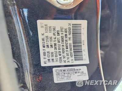 Zdjęcie 13 z 13 samochodu: 2017 HONDA ACCORD EX VIN:1HGCR2F76HA243810 - miniatura