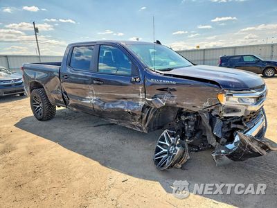 Czwarte zdjęcie samochodu z boku: 2023 CHEVROLET SILVERADO K1500 LT VIN:3GCUDDED6PG341188 - miniatura