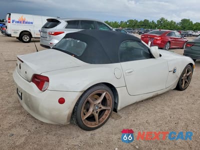 Trzecie zdjęcie samochodu z tyłu: 2007 BMW Z4 3.0SI VIN:4USBU53507LX03683 - miniatura