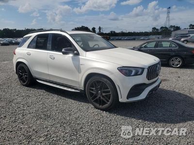 Czwarte zdjęcie samochodu z boku: 2021 MERCEDES-BENZ GLE AMG 53 4MATIC VIN:4JGFB6BB0MA293660 - miniatura