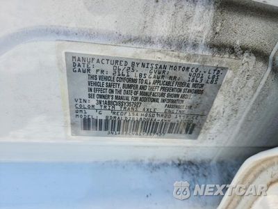 Zdjęcie 12 z 12 samochodu: 2025 NISSAN SENTRA SV VIN:3N1AB8CV8SY357927 - miniatura