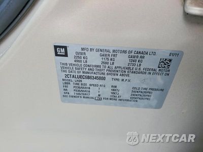 Zdjęcie 14 z 14 samochodu: 2011 GMC TERRAIN SLT VIN:2CTALUEC6B6345800 - miniatura