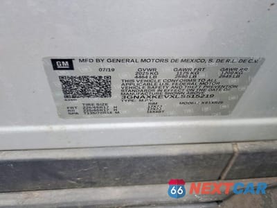 Zdjęcie 12 z 12 samochodu: 2020 CHEVROLET EQUINOX LT VIN:3GNAXKEVXLS515219 - miniatura